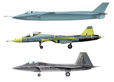 самолети J-20, T-50 и F-22